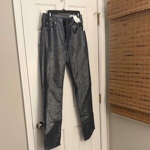 GAP Women's Straight Leg Jeans - Silver